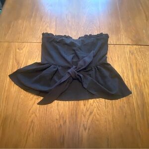 SHEIN Navy Smocked Detail Top